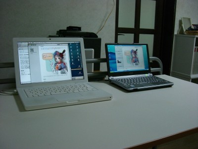 MacBook and VAIO